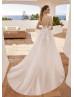 Ivory Lace Tulle V Back Slit Ever Pretty Wedding Dress Ivory Lace Tulle V Back Slit Ever Pretty Wedding Dress